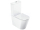 Ravak Elegant Rimoff voľne stoj WC kombi 38x60,5x82,5 cm+sed SC,Vario odpad,Biele+Cleaner