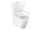 Ravak Elegant Rimoff voľne stoj WC kombi 38x60,5x82,5 cm+sed SC,Vario odpad,Biele+Cleaner