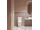 Ravak Elegant Rimoff voľne stoj WC kombi 38x60,5x82,5 cm+sed SC,Vario odpad,Biele+Cleaner