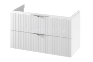 Cersanit Tirso 100 umývadlová skrinka pod dosku 99,4x44,7x57,2 cm v demonte Biela matná
