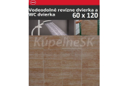 ZAVRZ Revízne dvierka š x v 60x120 cm-PUSH-Vodeodolné, na doske GlassRock