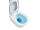 Hopa OVALE BASSO TORNADO závesné WC 51,5x35,5x36,5 cm+sedátko Flat Soft-Close Biele