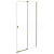 Besco VAYO GOLD Walk-In s posuvnou stenou 140x200 cm sklo Číre profil Zlatý 1x vzpera