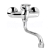 Mereo Drezová nástenná batéria, Sonáta,100 mm,s ramienkom rúrkovým o 18 mm - 300 mm,chóm