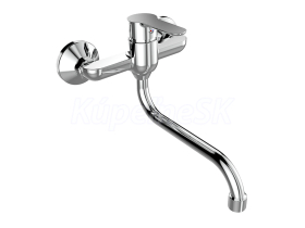 Mereo Drezová nástenná batéria, Zuna, 150 mm, s ramienkom rúrkovým o 18 mm - 300 mm, chróm