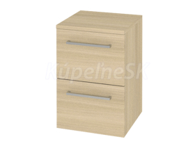 Mereo Bino, kúpeľňová skrinka spodná 50 cm, dub Sand Barbera