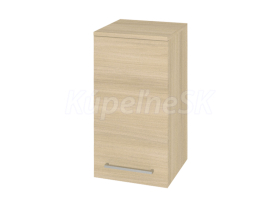 Mereo Bino kúpeľňová skrinka horná 63 cm, pravá, dub Sand Barbera