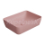 GSI SAND/NUBES obdĺžnikové keramické umývadlo na dosku 50x38cm, blush mat