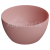 GSI PURA okrúhle keramické umývadlo na dosku, piemer 42cm, blush mat