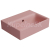 GSI NUBES keramické umývadlo 40x32cm, brúsená spodná hrana, bez otvoru, blush mat