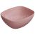 GSI NUBES keramické umývadlo na dosku 40x35cm, blush mat