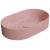 GSI KUBE X oválne keramické umývadlo na dosku, 60x37cm, oválne, blush mat
