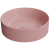 GSI KUBE X okrúhle keramické umývadlo na dosku, priemer 45cm, blush mat