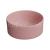 GSI KUBE X okrúhle keramické umývadlo na dosku, priemer 32cm, blush mat
