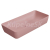 GSI NUBES obdĺžnikové keramické umývadlo na dosku 80x40cm, blush mat