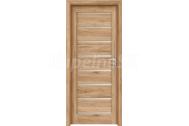 INVADO Rámové dvere LINEA FORTE 5 presklené, fólia, Dub Prírodný B587 90 Ľavé, BB zámok