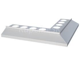 Celox hliníkový vonkajší roh pre profil MAXI 250x250 mm, Antracit