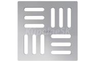 ALCA Mriežka pre nerezové vpuste 102×102 mm nerez MPV011