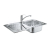 GROHE K300 31565SD0 Kuchynský drez  860x500 s automatickým odtokom,nerez+batéria Eurosmart