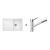 Blanco SET 08-C 24 drez silgranit SONA 45 S 78x50 cm Biela+batéria Kano Biela