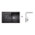 Blanco SET 09-A 24 drez silgranit METRA 45 S 78x50 cm Antracit+batéria Mila Chróm