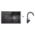 Blanco SET 09-B 24 drez silgranit METRA 45 S 78x50 cm Antracit+batéria Mida Antracit