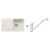 Blanco SET 10-A 24 drez silgranit ZIA 5 S 86x50 cm Biela Soft+batéria Daras Biela Soft