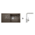 Blanco SET 11-C 24 drez silgranit FAVUM XL 6 S 86x43,5 cm Káva+batéria Mila Chróm