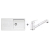 Blanco SET 12-B 24 drez silgranit ZIA XL 6 S 100x50 cm Biely+batéria Daras-S Biela