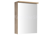 Aqualine KAWA STRIP Galérka s LED osvetlením 50x70x22cm, dub emporio