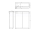 Aqualine KAWA STRIP Galérka s LED osvetlením 60x70x22cm, dub emporio