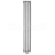 Sapho PILON vykurovacie teleso 270x1800mm, 464 W, so 4 háčikmi, chróm