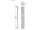 Sapho PILON vykurovacie teleso 270x1800mm, 619 W, so 4 háčikmi, biela mat