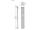 Sapho PILON vykurovacie teleso 270x1800mm, 619 W, so 4 háčikmi, čierna mat