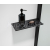Polysan ESCA SHELF polička pre profil 230x120mm, čierna mat