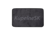 Gedy FUZZY kúpeľňová predložka, 50x80cm, 100% polyester, protišmyk, čierna