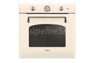 Whirlpool rúra vstavaná WTA C 8411 SC OW rustikal teplovzdušná, 1xkolajničky, farba jasmín