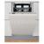 Whirlpool vstavaná umývačka riadu WSIC 3M27 C plne integrovaná,45 cm,Striebor.,energ.tr. E