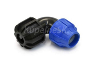 PA Universal koleno 90° 32x21-27, UNIxPE plastové pre PE rúry