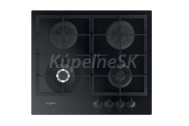 Whirlpool GOFL 629/NB1 plynová varná doska z tvrdeného skla čierna GOFL629NB1