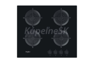 Whirlpool GOB 616/NB plynová varná doska z tvrdeného skla čierna