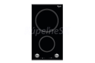 Whirlpool AKT 360/IX sklokeramická varná doska čierna