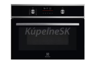 Electrolux kompaktná elektrická rúra vr. mikrovlného ohrevu, vstavaná, čierna