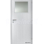 Doornite CPL-Premium laminátové 1/3 SKLO Biela Pór interiérové dvere