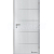 Doornite CPL-Premium laminátové ALU IV Biela Pór interiérové dvere, DTD