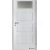 Doornite CPL-Premium laminátové DOMINANT 1 SKLO Biela Pór interiérové dvere, DTD