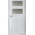 Doornite CPL-Premium laminátové DOMINANT 2 SKLO Biela Pór interiérové dvere, DTD