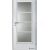 Doornite CPL-Premium laminátové SUPERIOR SKLO Biela Pór interiérové dvere, DTD