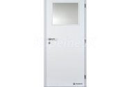 Doornite CPL laminátové 1/3 SKLO Biela (Egger W980) interiérové dvere