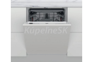 Whirlpool WIC 3C34 PFE S vstavaná umývačka riadu 60 cm,Strieborný,energ. tr. D,pos.závesy